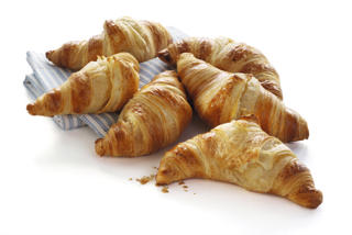 Croissant smör